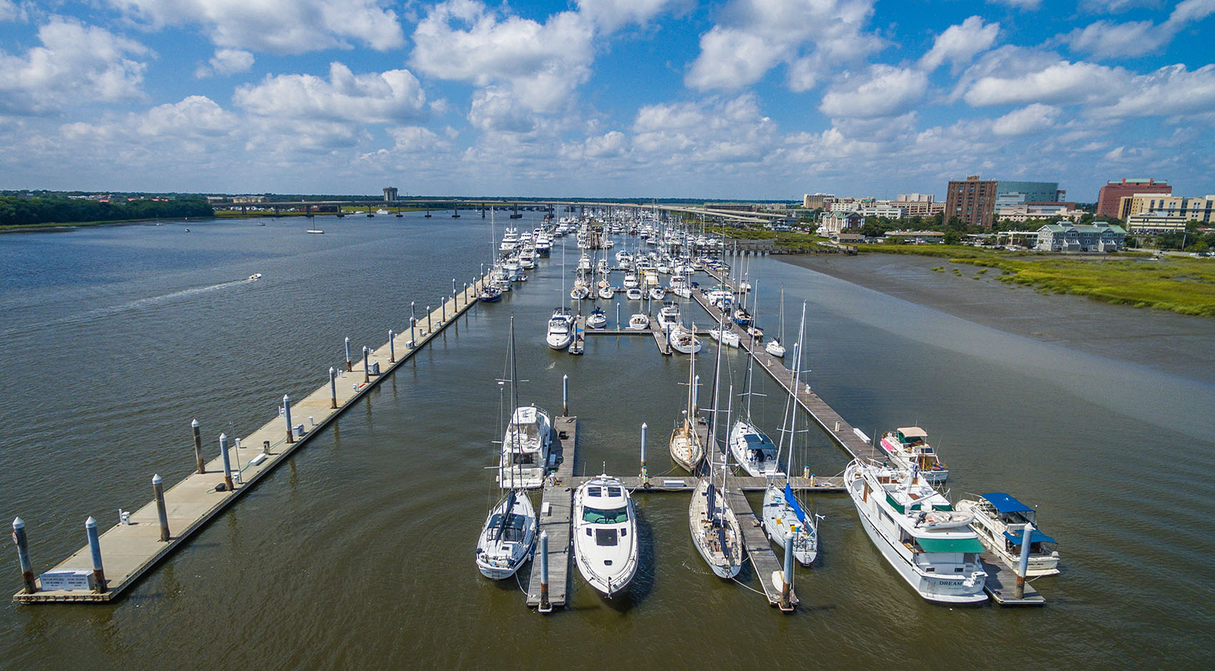 Harbor view of Charleston SC 