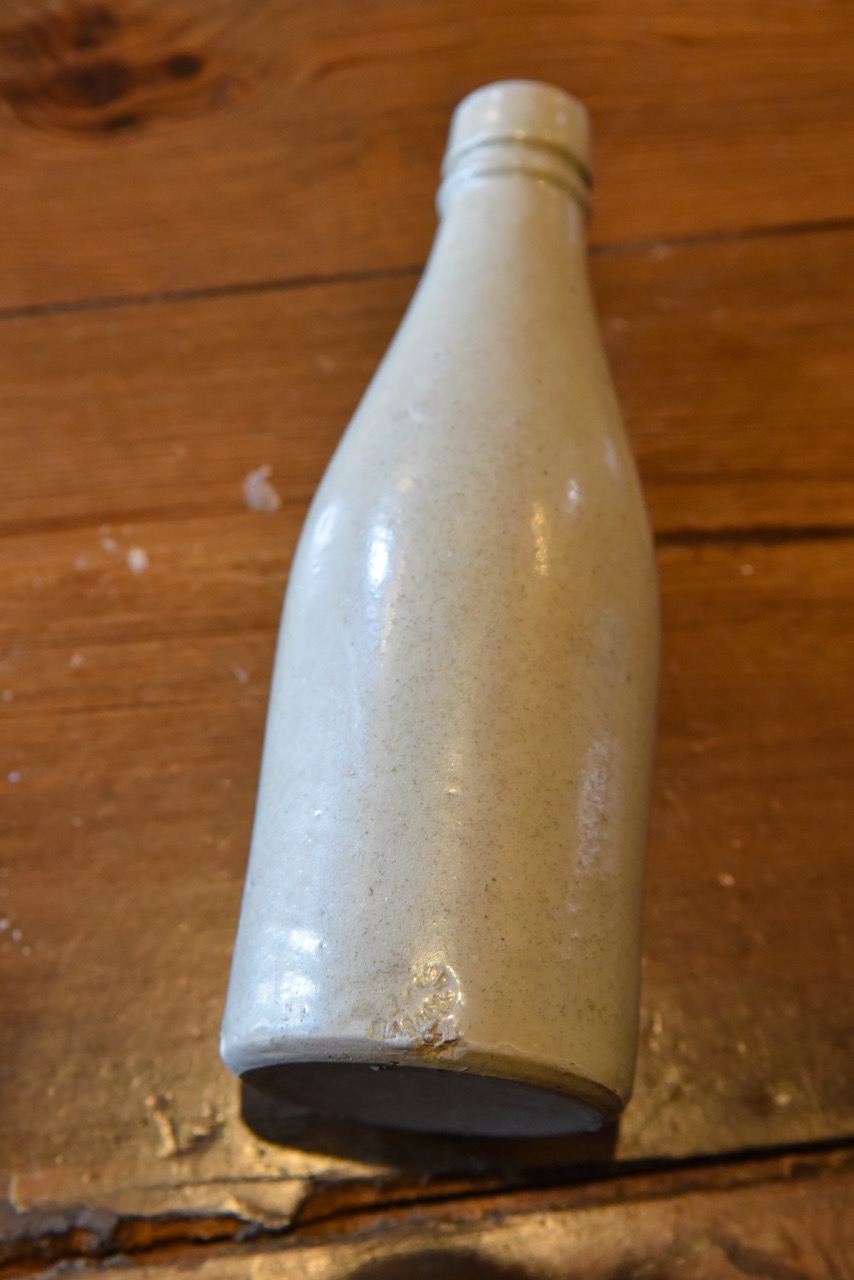 Antique glass bottle 