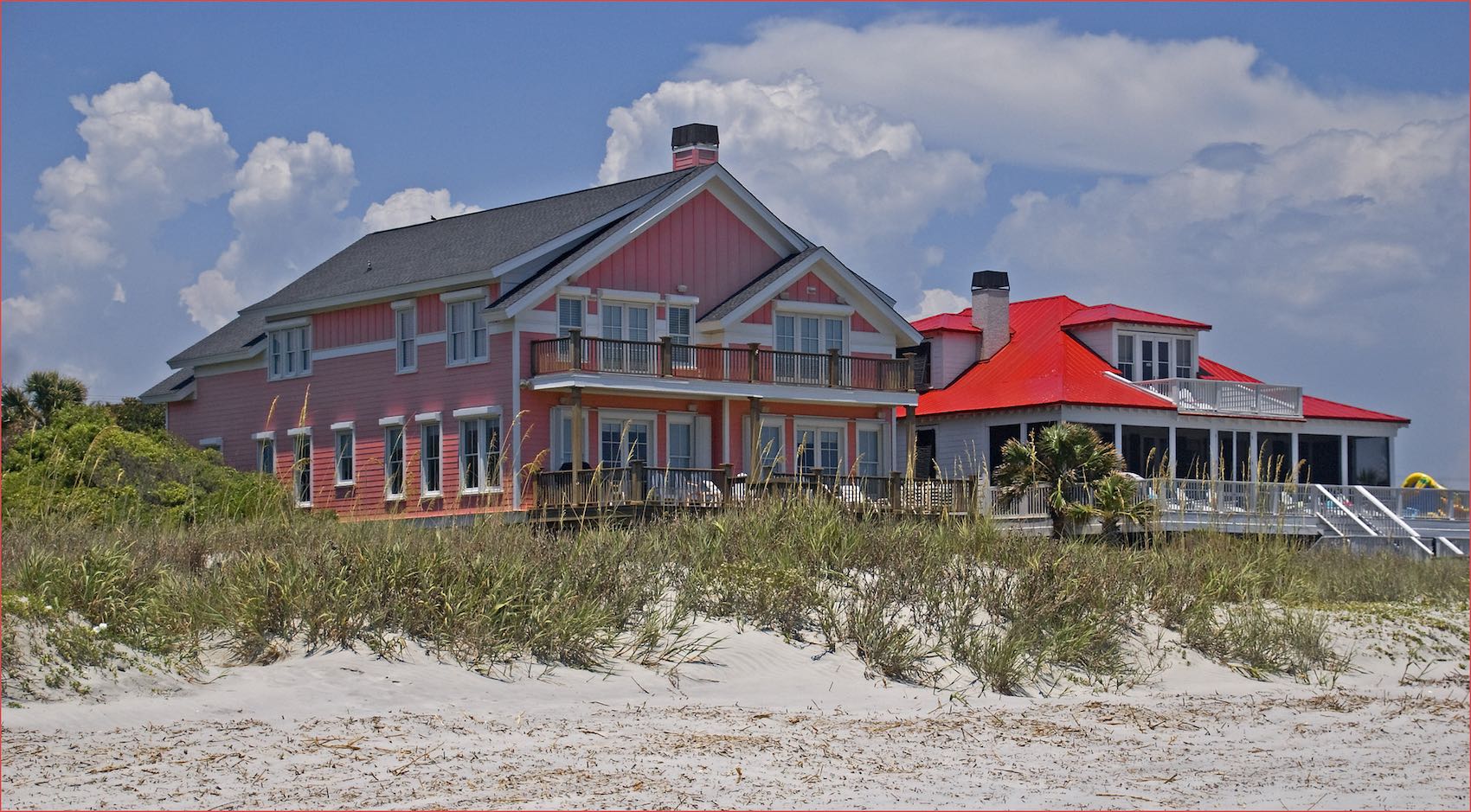 Two homes on the beach 